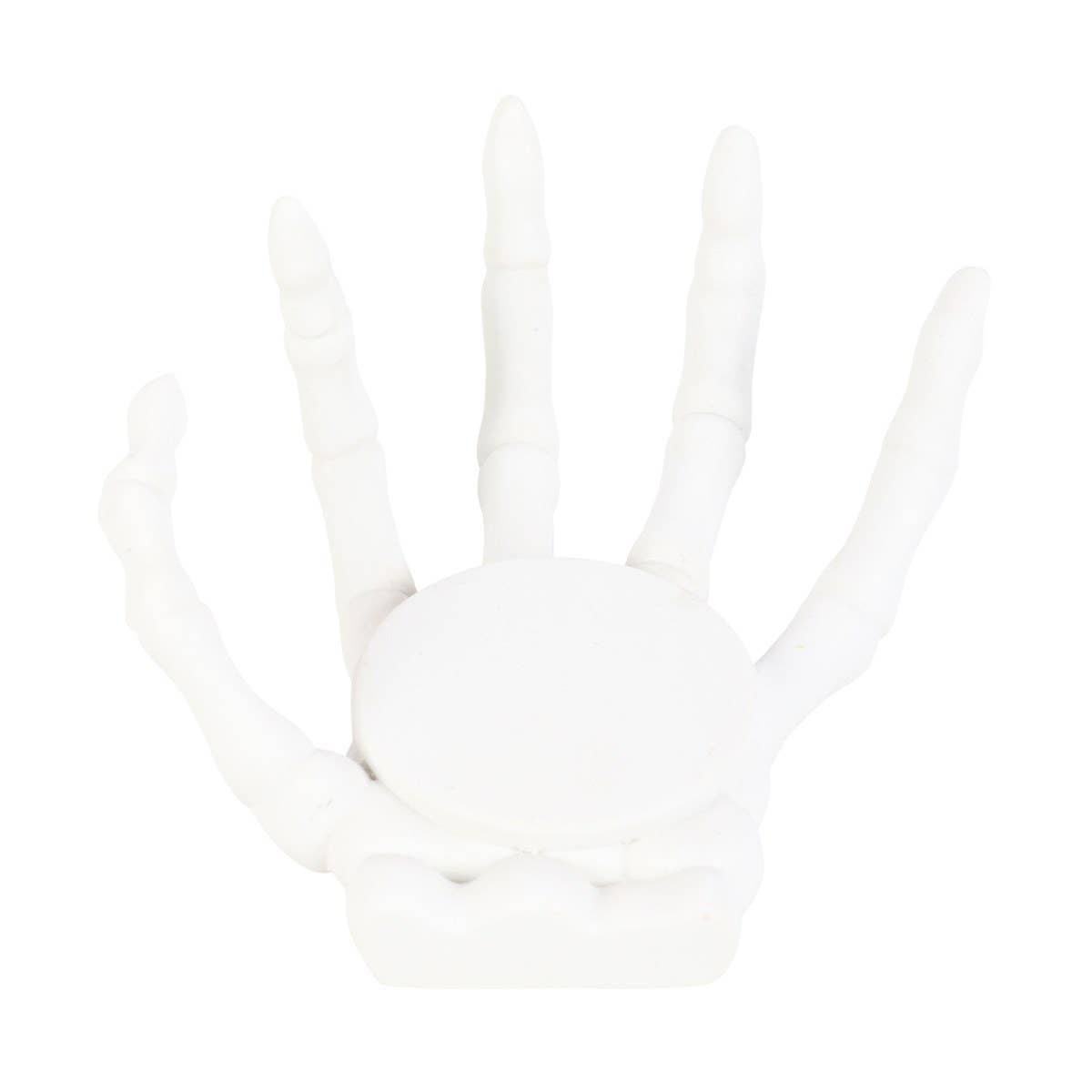 Skeleton Hand Coaster And Candle Ceramic Holder