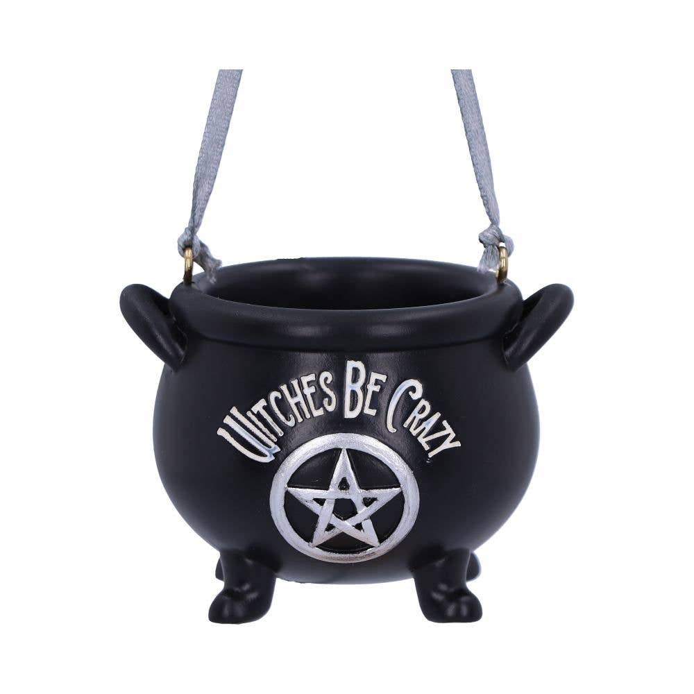 Witches Be Crazy Hanging Cauldron 6.1cm