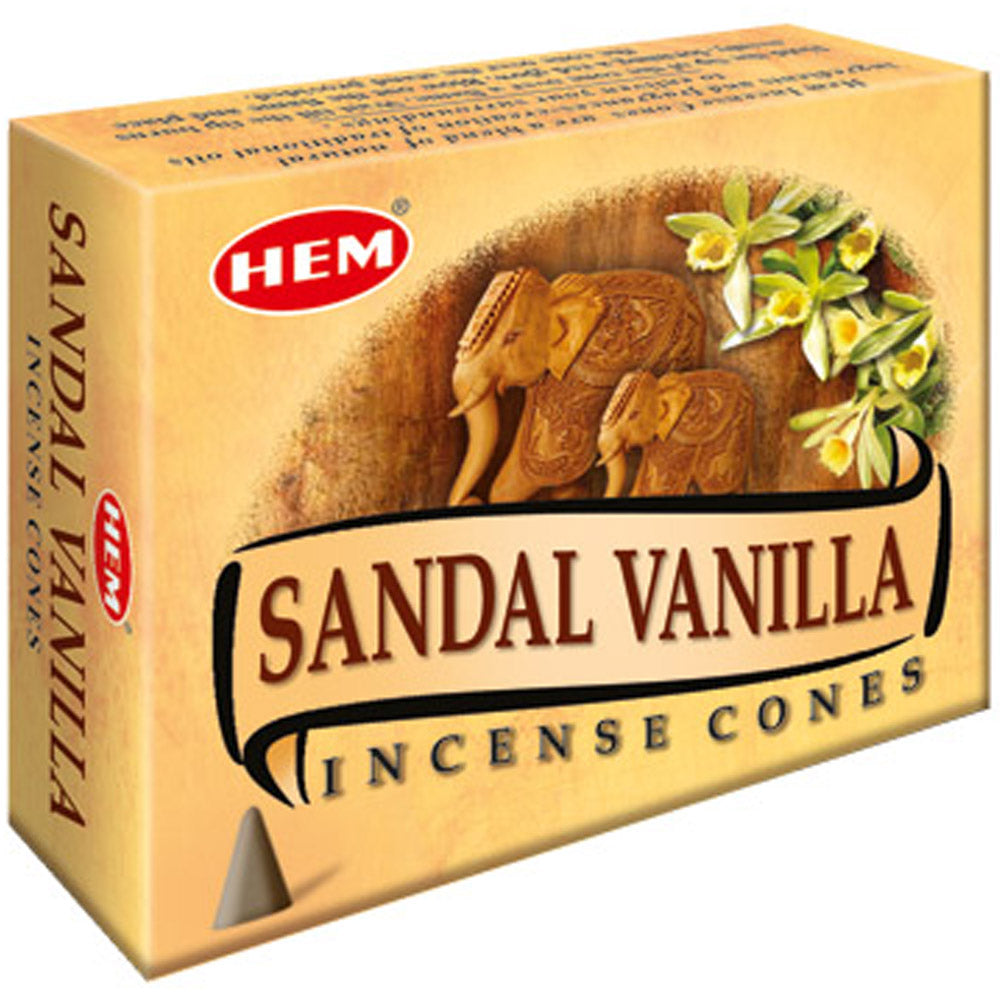 Hem Cone Incense -  Sandal Vanilla