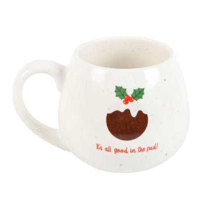 All Good In The Pud Ceramic Rounded Mug