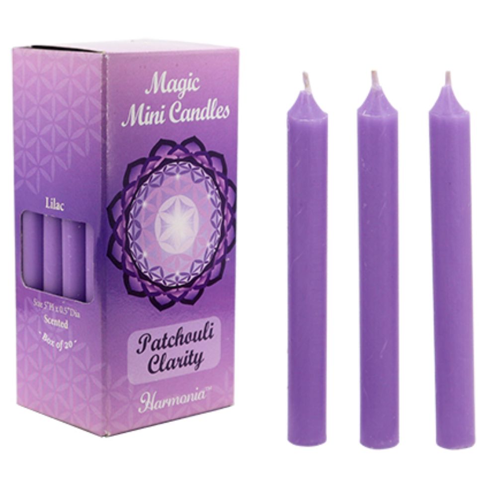 40% OFF - Lilac Patchouli Scented 20pk Wish Candles CLARITY