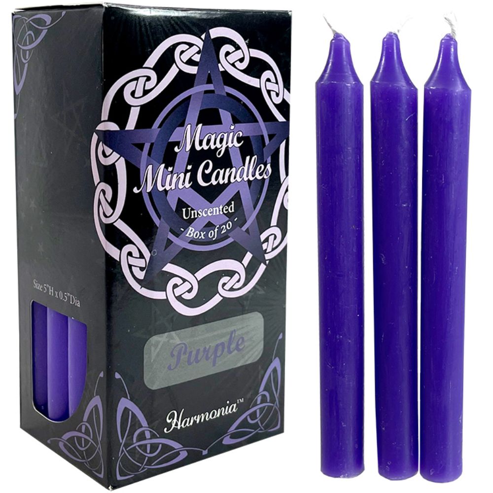 40% OFF - MAGIC MINI CANDLE UNSCENTED - PURPLE (20PK)