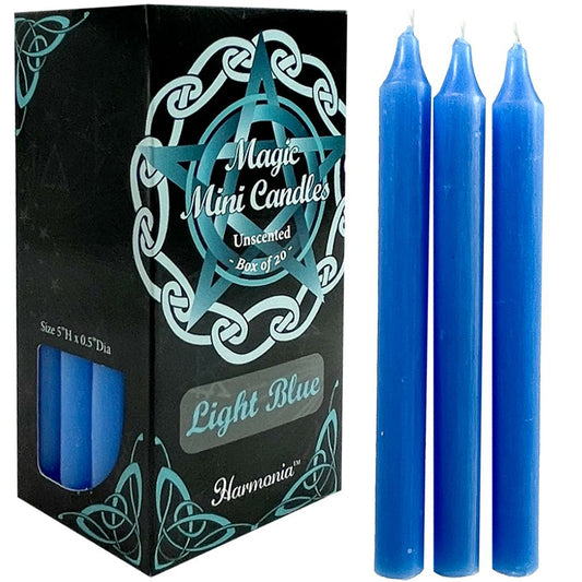 Magic Mini Candles Unscented - Light Blue