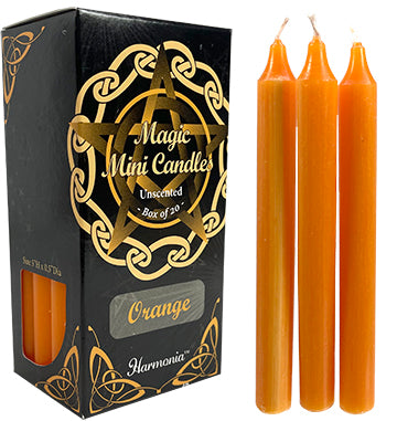 Magic Mini Candles unscented - Orange