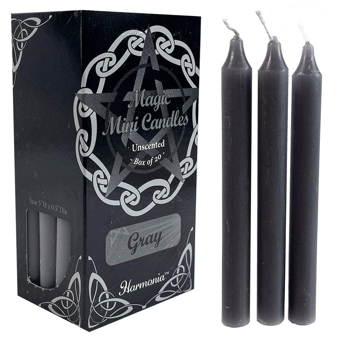 40% OFF - MAGIC MINI CANDLE UNSCENTED - GREY (20PK)