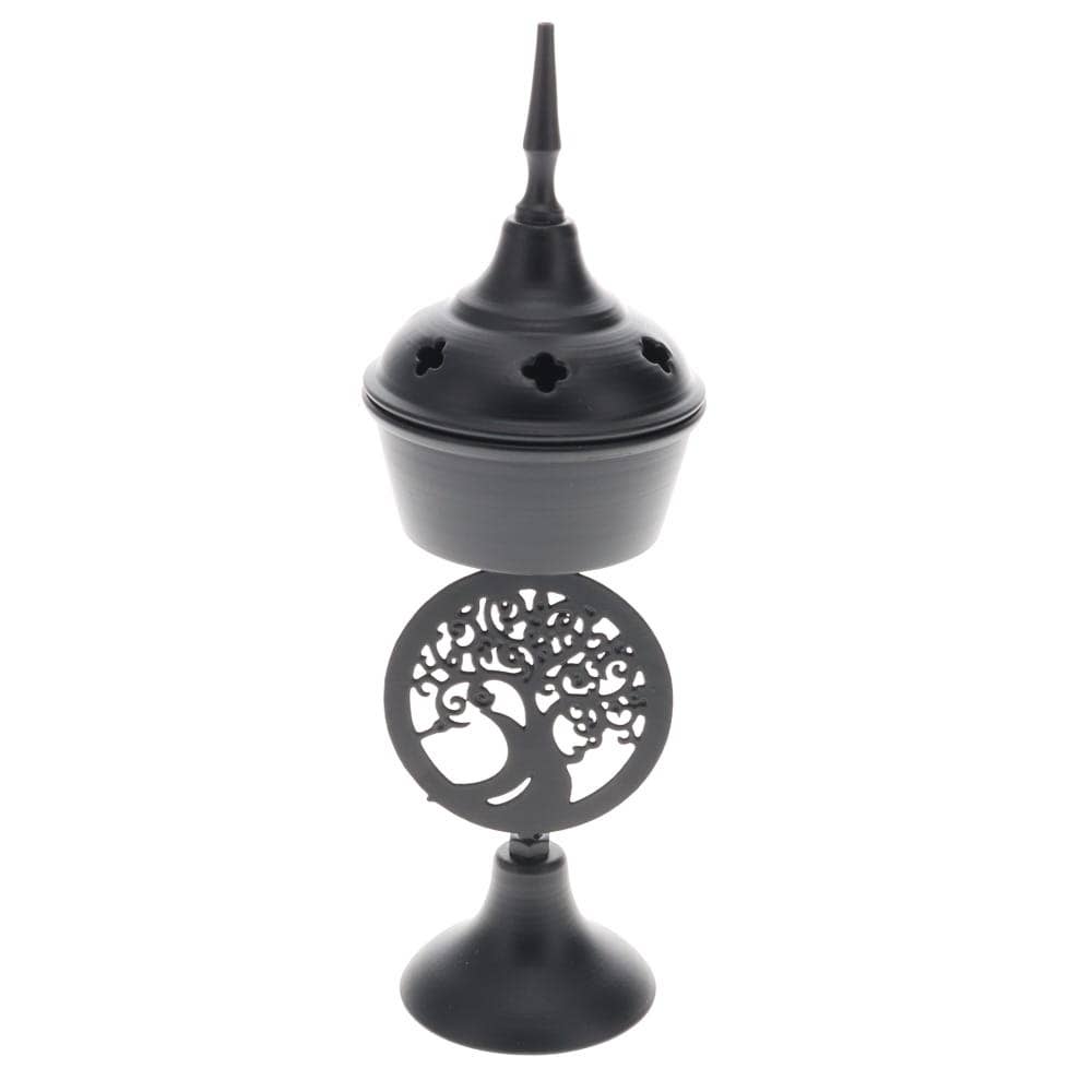 INCENSE BURNER - Metal Tree of Life