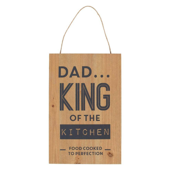 30cm King of the Kitchen Hanging Sign - Perfect Gift for Dads – Global ...