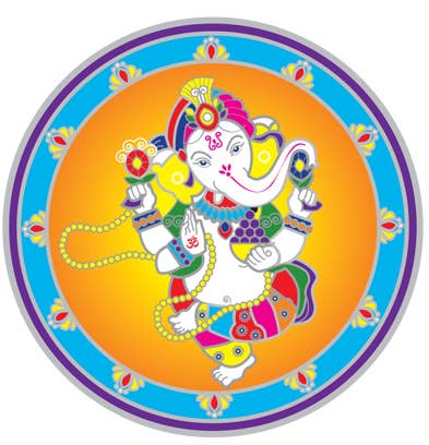 SUNSEAL - Dancing Ganesh 14cm