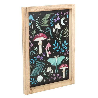 Dark Forest Print Wooden Framed Wall Art