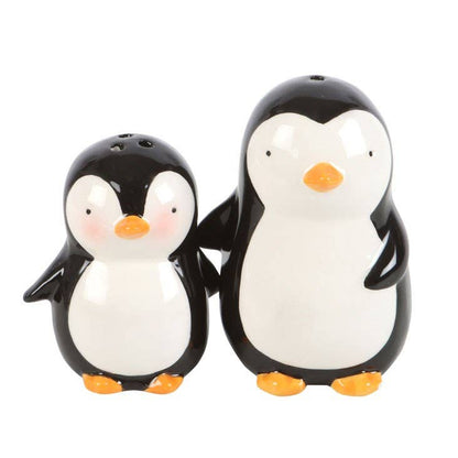 Hugging Penguins Ceramic Salt And Pepper Shakers