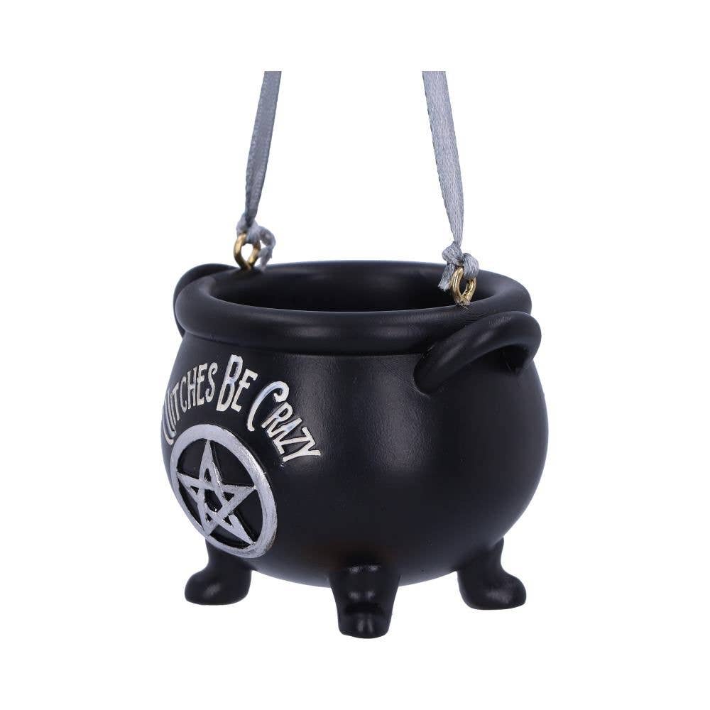 Witches Be Crazy Hanging Cauldron 6.1cm