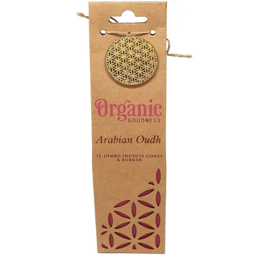 INCENSE CONES - ORGANIC GOODNESS Arabian Oudh