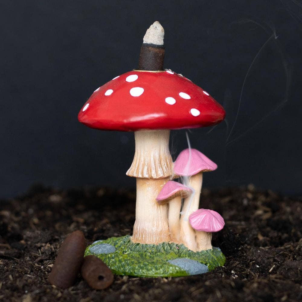 Mushroom Backflow Incense Burner