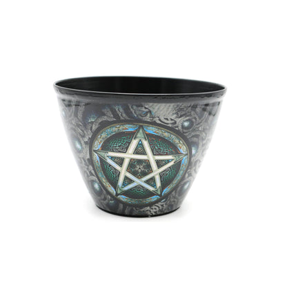 Smudge Bowl - Pentacle Metal 10cm