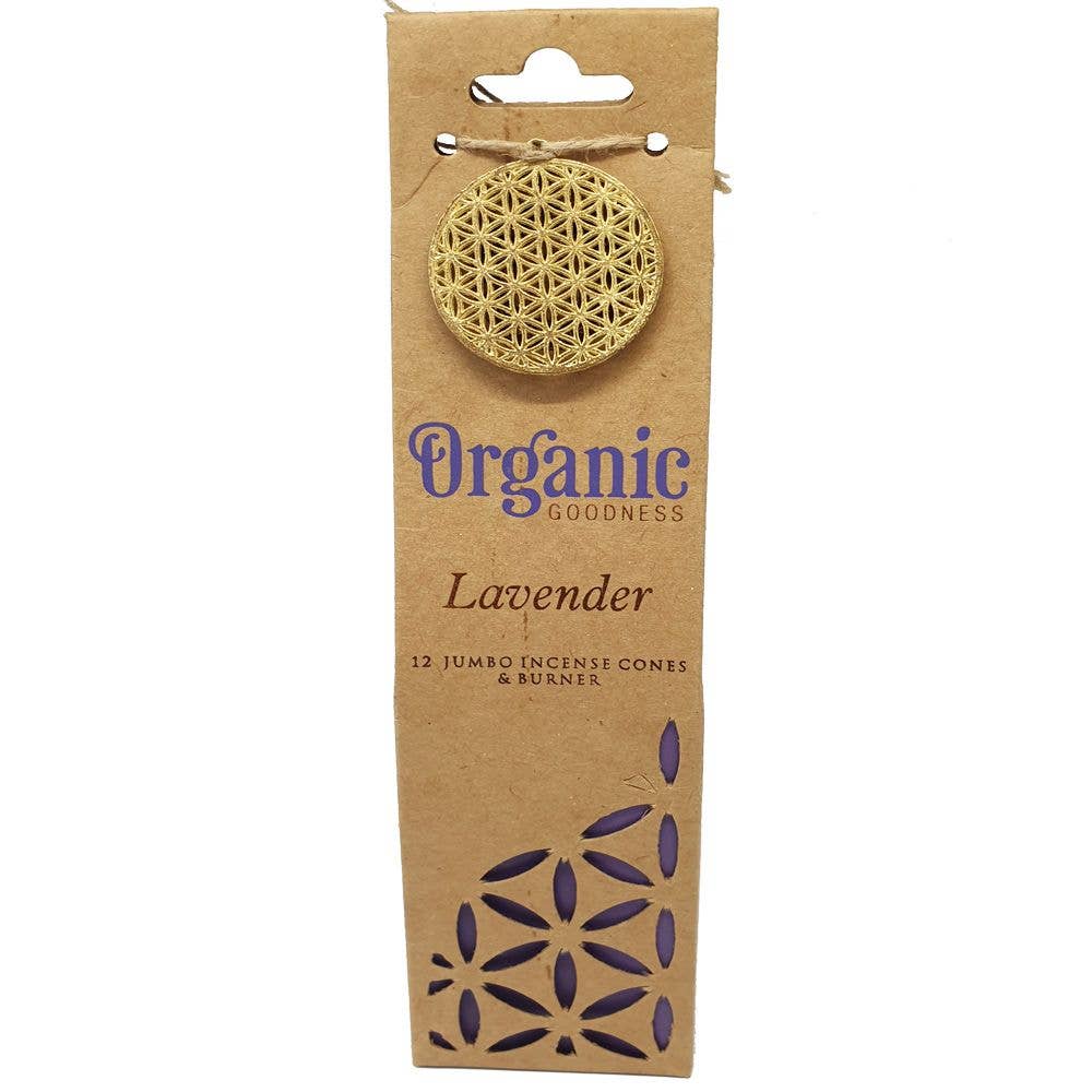 INCENSE CONES - ORGANIC GOODNESS Lavender