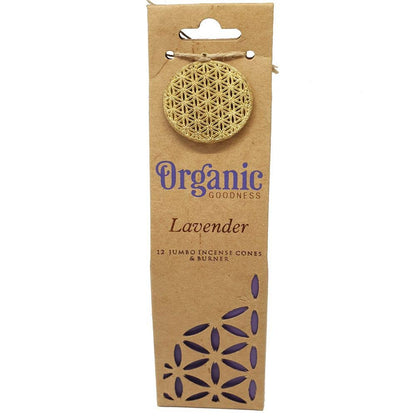 INCENSE CONES - ORGANIC GOODNESS Lavender