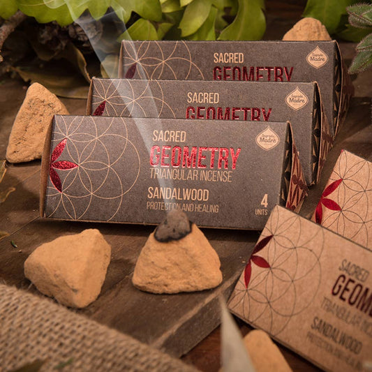 Sacred Geometry Incense - Sandalwood 4 Triangles