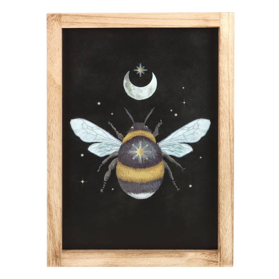 Forest Bee Wooden Framed Wall Art