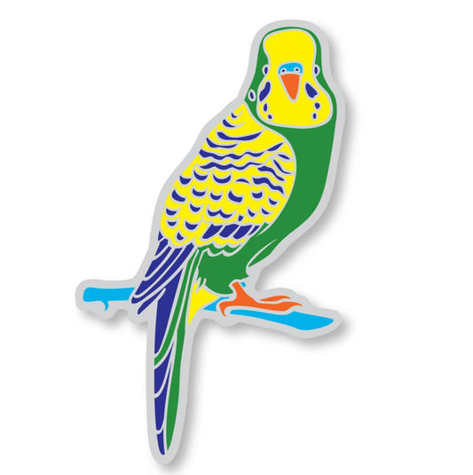 SUNCATCHER - Green Budgerigar