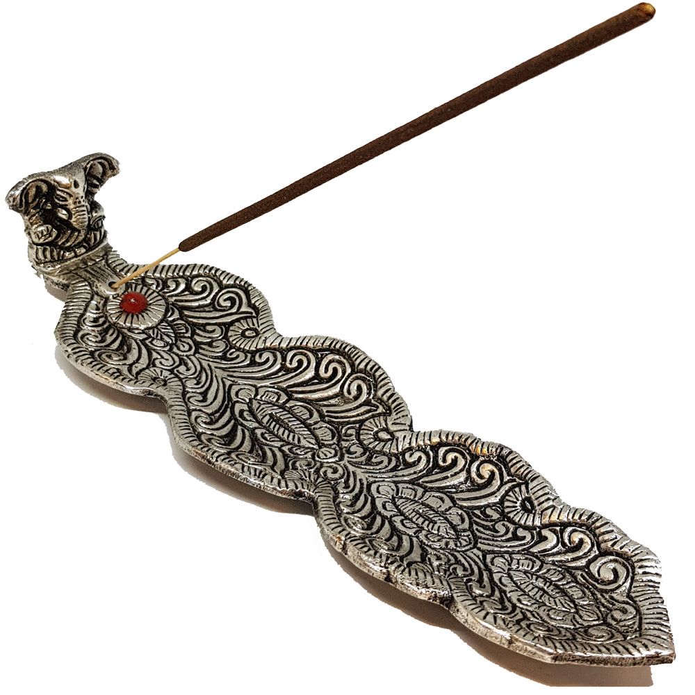 Aluminum  Incense Burner - Ganesh