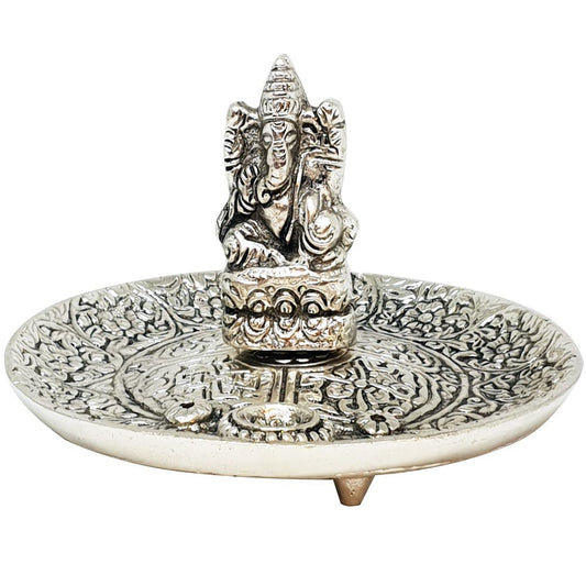 Aluminum Incense Burner - Ganesh 6cm