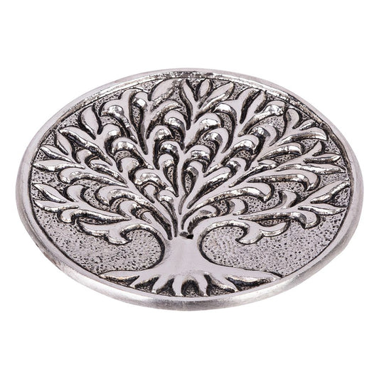 ALUMINIUM INCENSE BURNER - Tree of Life