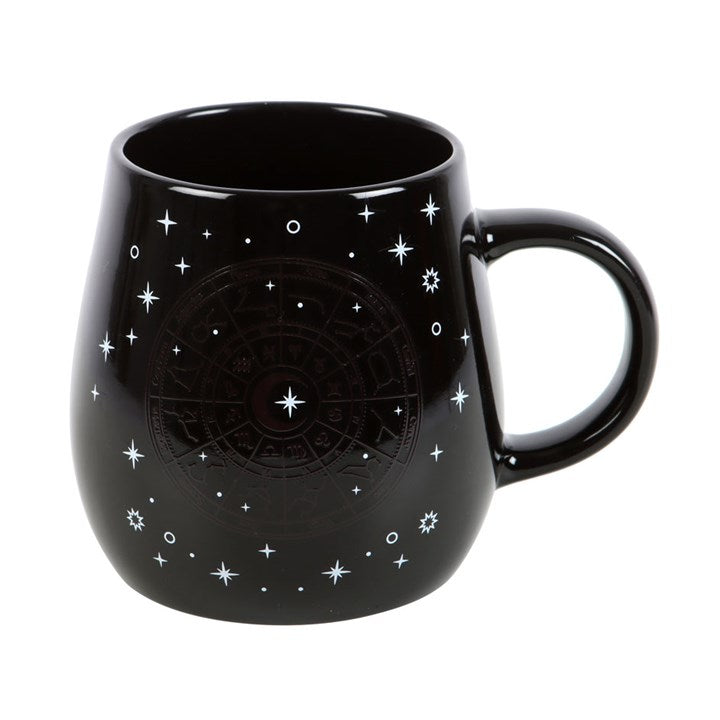 Astrology Wheel Heat Change Ceramic Rounded Mug