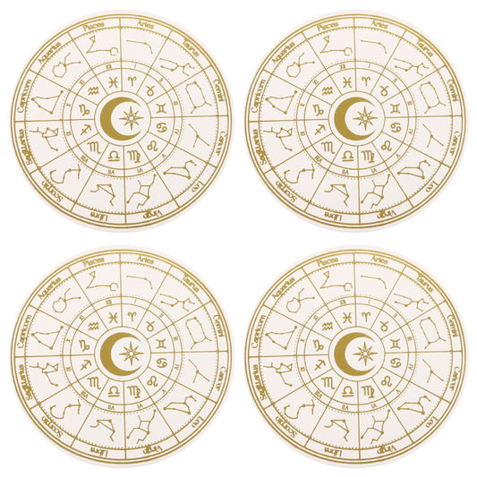 Astrology Wheel Coaster Set