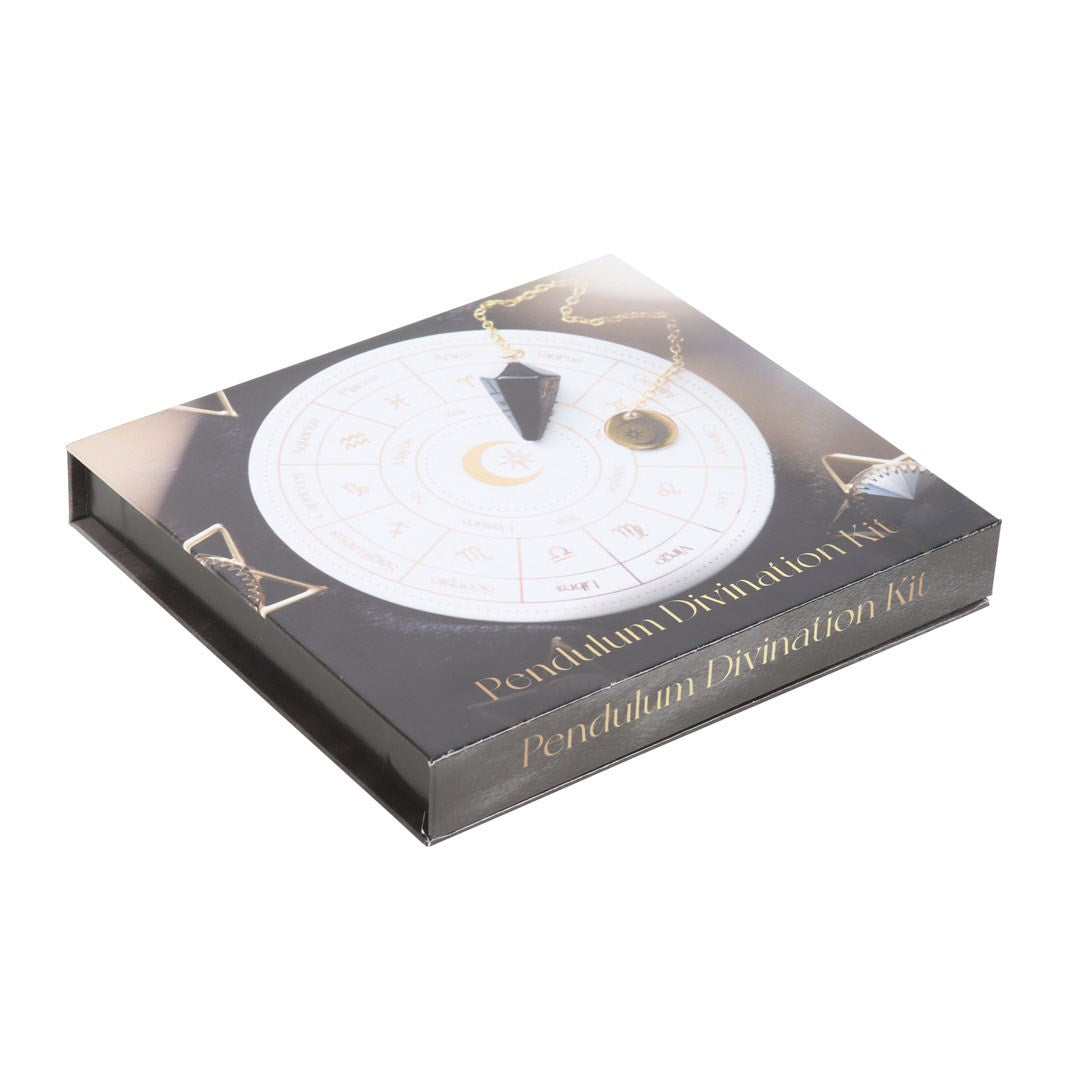 Astrology Wheel Pendulum Ceramic Divination Kit