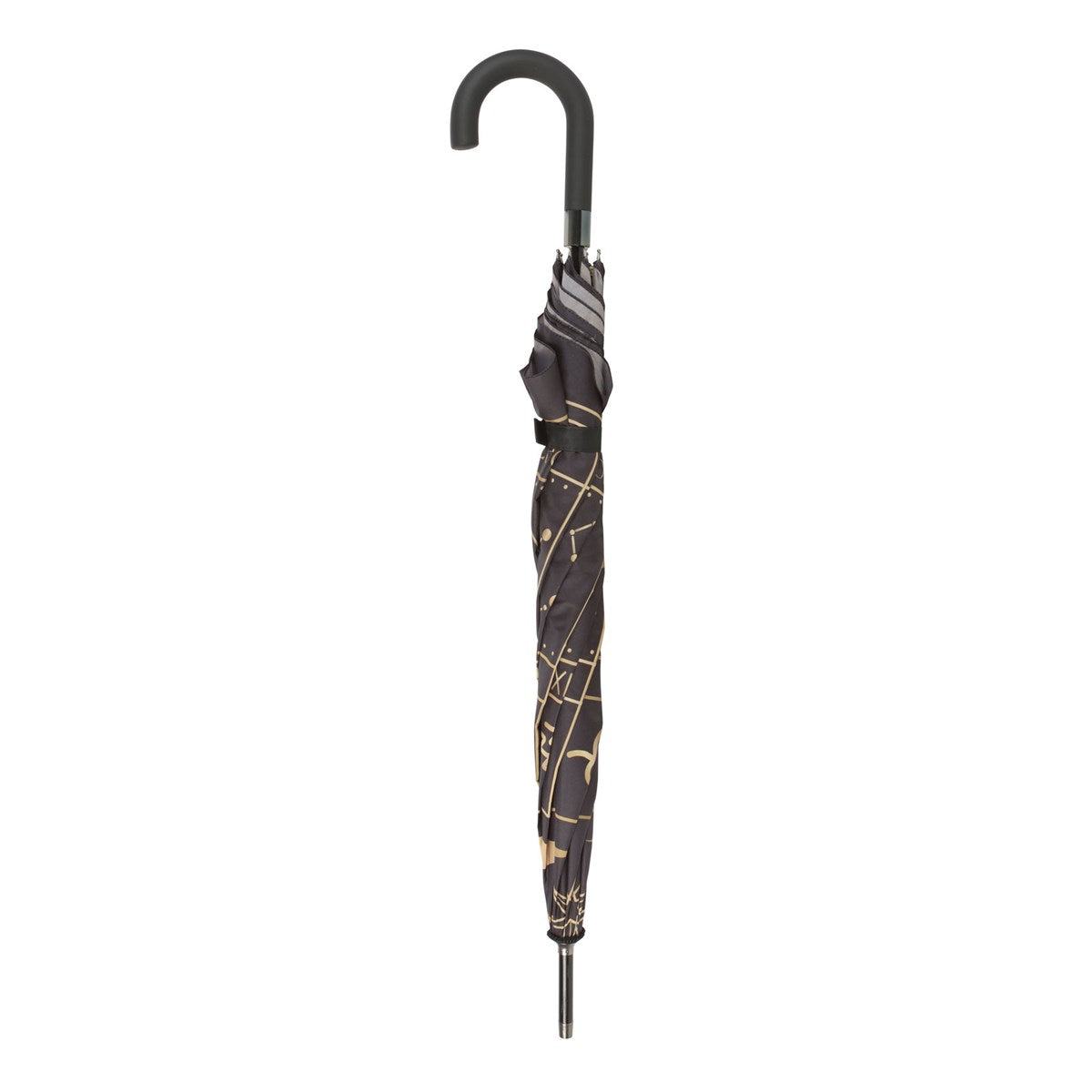 Black Astrology Wheel Polyester Umbrella