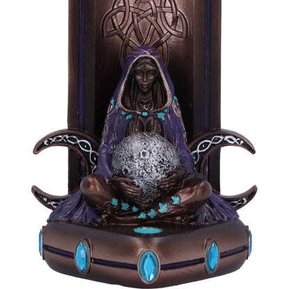 Triple Moon Goddess Incense Burner 22.5cm