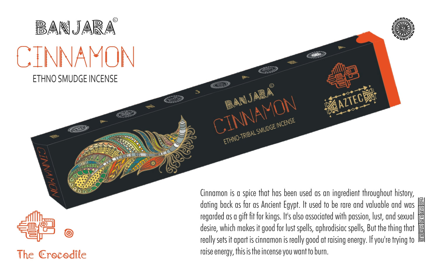 Banjara Cinnamon Smudge Incense 15gms
