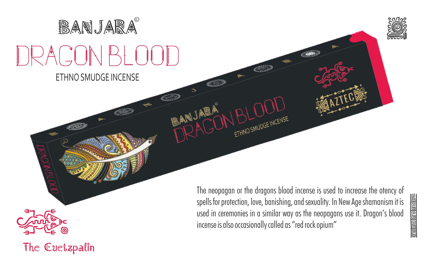 Banjara Dragon Blood Ethno Smudge Incense