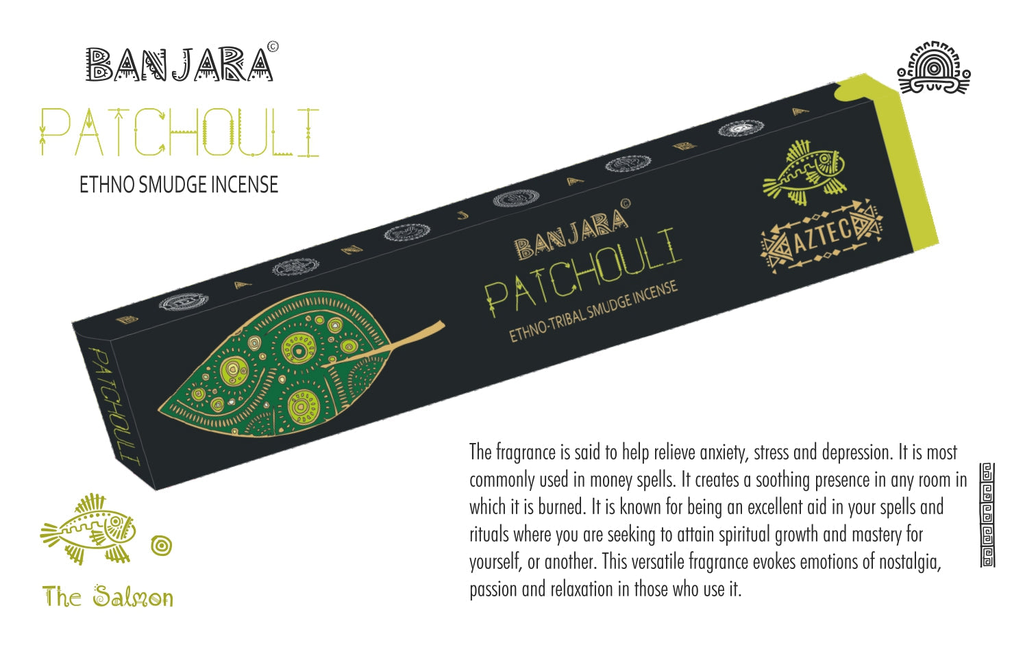 Patchouli Incense 15gms by Banjara