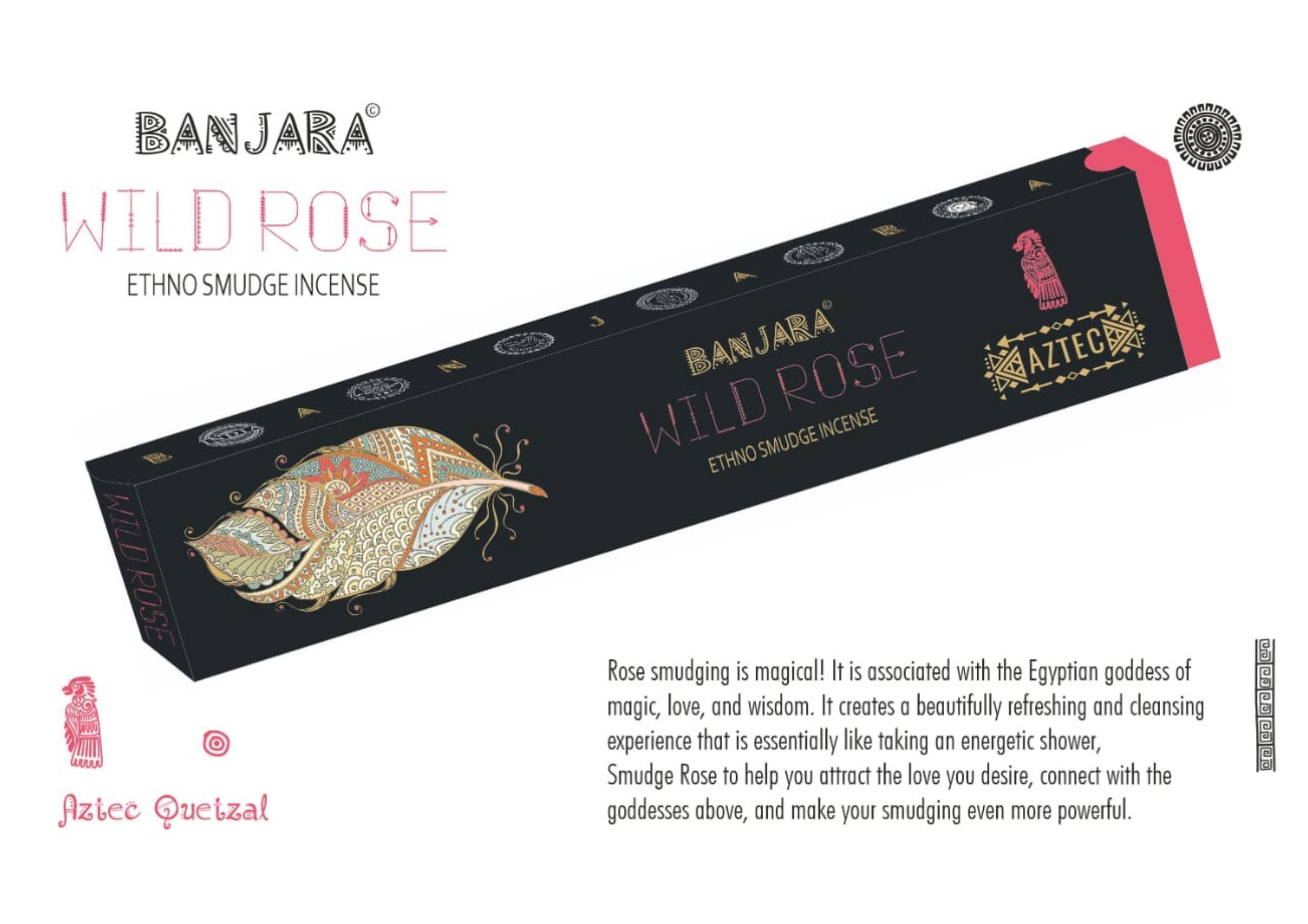 Wild Rose Incense 15gms by Banjara