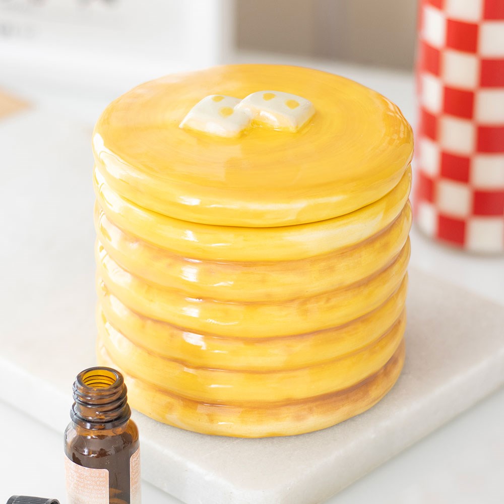 Pancake Stack Ceramic Oil Burner