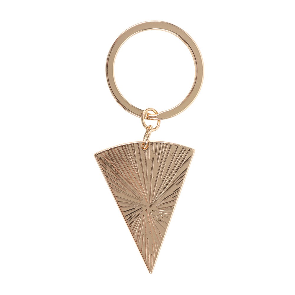 Pizza Slice Alloy and Enamel Keyring