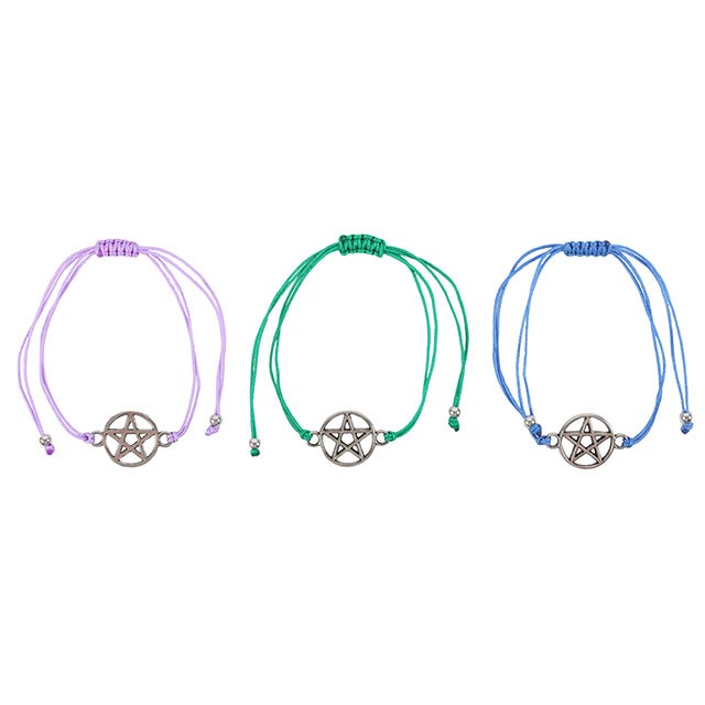 Set of 3 Coven Sisters Pentagram Bracelet