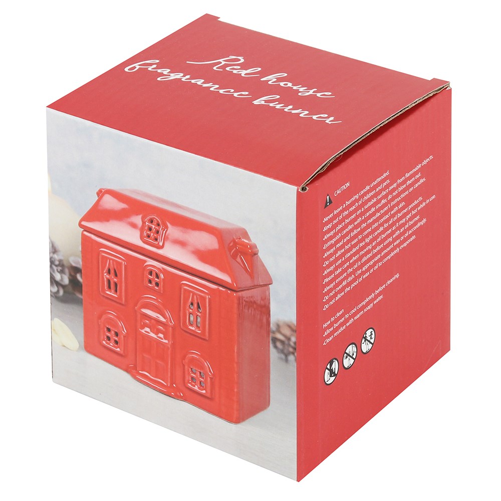 Red House Ceramic Oil Burner