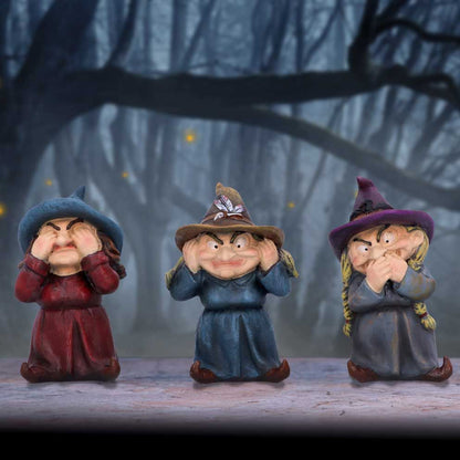 Three Wise Witches 9.3cm