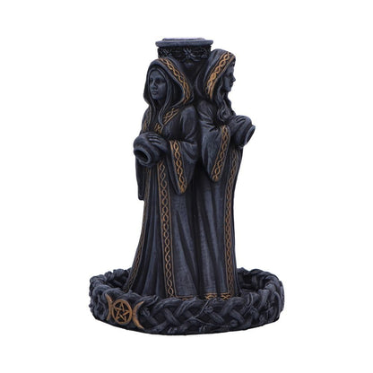 Triple Moon Goddess Backflow Incense Burner 15.5cm