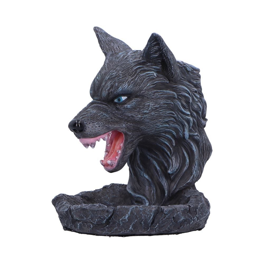 Dark Wolf Backflow Incense Burner 11.5cm