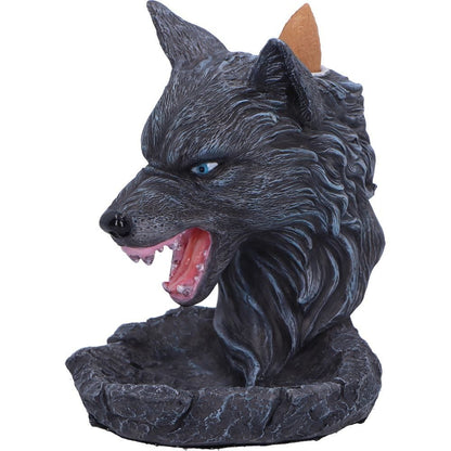 Dark Wolf Backflow Incense Burner 11.5cm