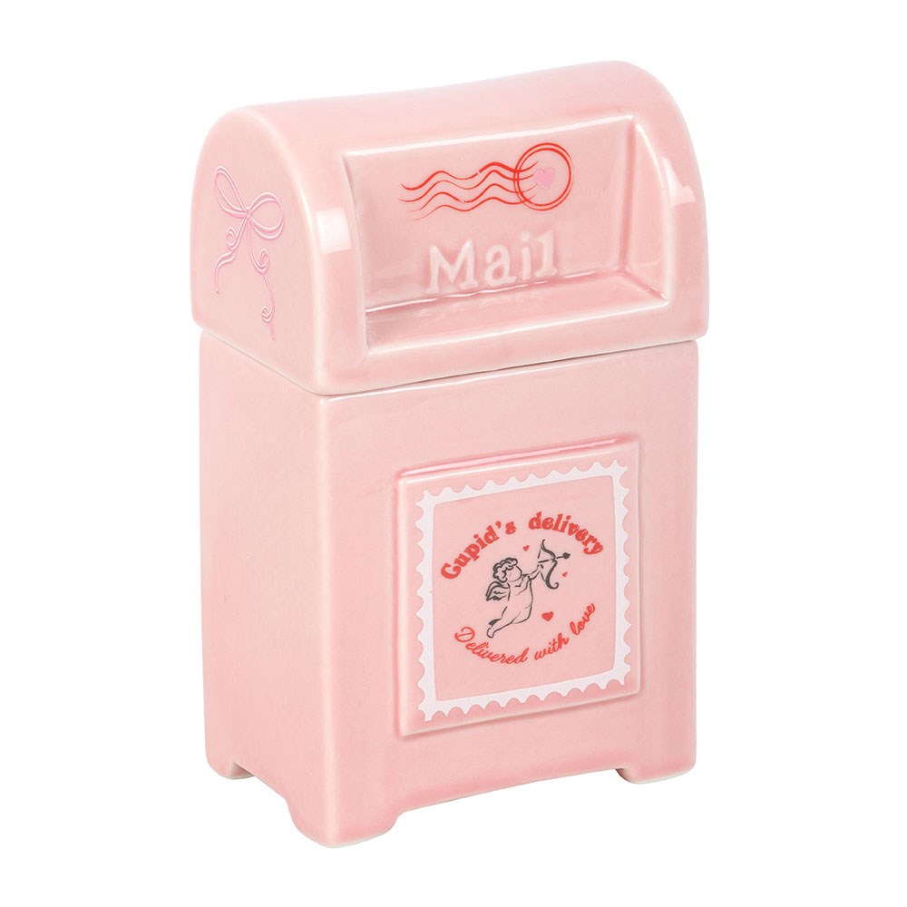 Cupid's Delivery Valentine Postbox Oil Burner