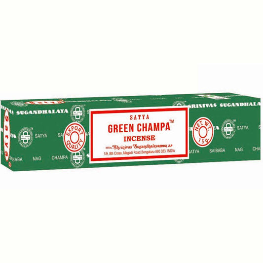 SATYA EARTH 15GMS - Green Champa Incense