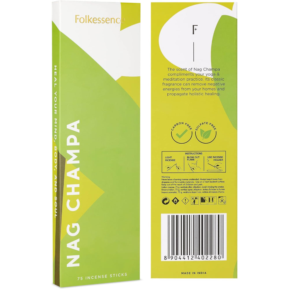 40% OFF - Nagchampa Incense 75 Sticks Folkessence