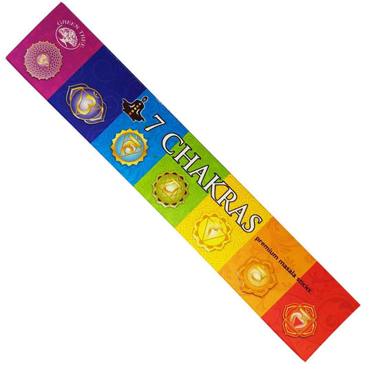 Green Tree Incense 15gms - Seven Chakra