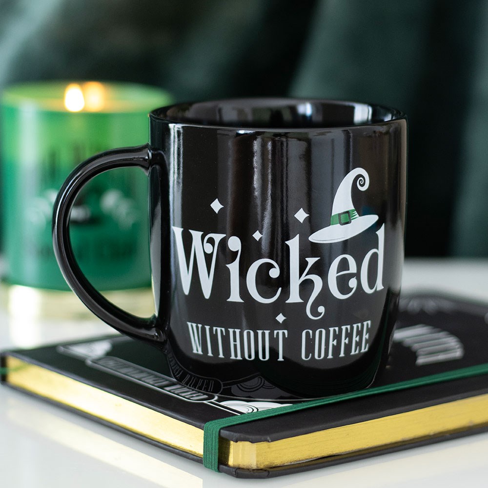 Wicked Without Coffee Ceramic Mug
