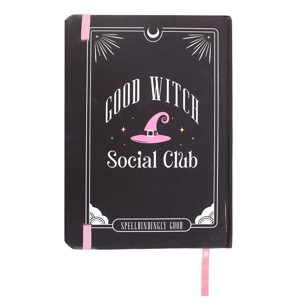 Pink Good Witch Social Club A5 Paper Notebook