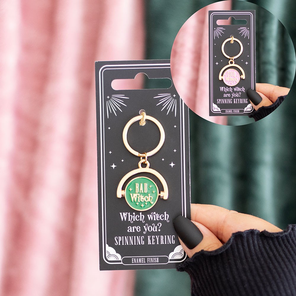 Which Witch Are You Alloy and Enamel Spinning Keyring